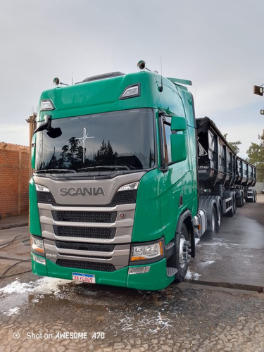 Scania R 540 6x4 Ano 2022 Com Rodocaçamba Randon Ano 2022