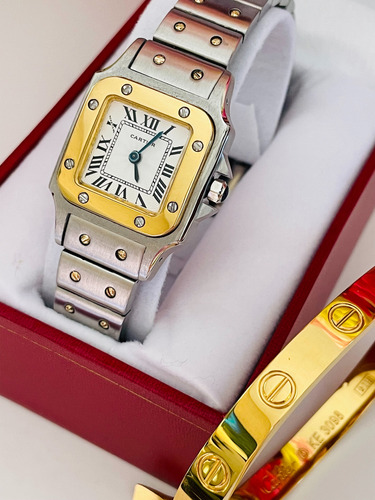 Reloj Para Dama Compatible Con Sants Silver&gold (Usado)