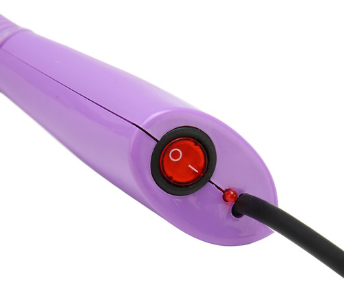 Aplicador Hot Fix, Color Morado, 7 Puntas, Anillos De Hierro