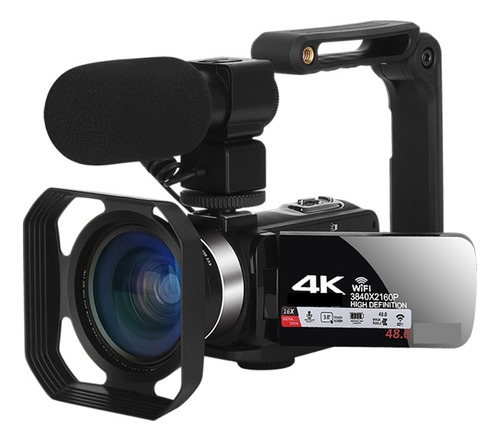 Wide Angel Lens 4k Streaming Video Camera Con Micrófono