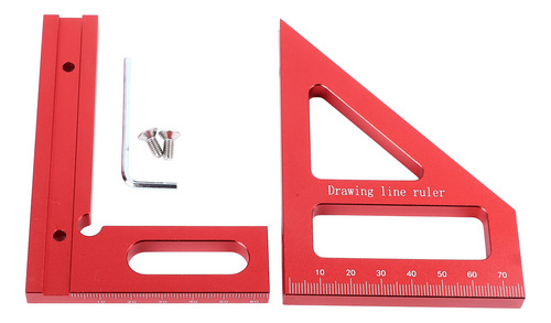 Regla De Medición 3d Multiángulo, Aluminio De 45 Grados Y 90
