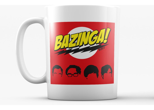 Taza De Cerámica Big Bang Theory Bazinga