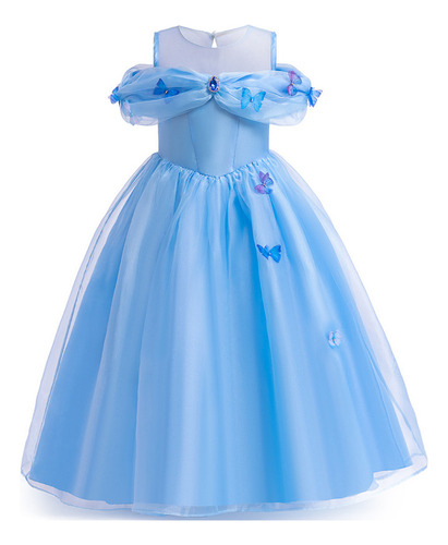 1 Cenicienta Niñas Vestidos Princesa Vestidos Cosplay