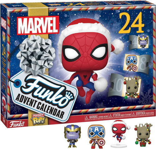 Funko Pop! Calendario De Adviento: Marvel Holiday Multicolor