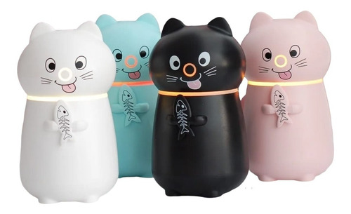 Humidificador De Ambiente 3en1 Gatito Usb Ultrasónico Aroma