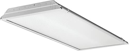 Luminaria Led 2gtl4 4400lm Lp840 4 Pies Con Lente Prismtica,