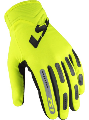 Guantes Ls2 Bend Hombre Amarillo Fluo + Negro Bamp Group