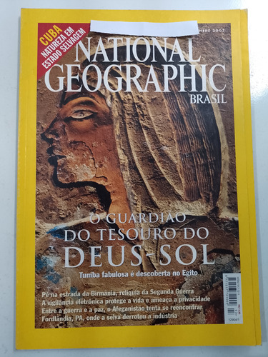 Revista National Geographic  O Guardião Do Tesouro Z966