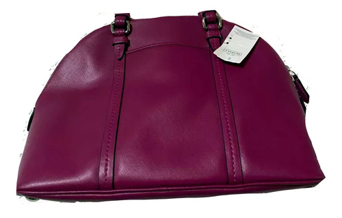 Bolsa Coach De Piel Color Magenta