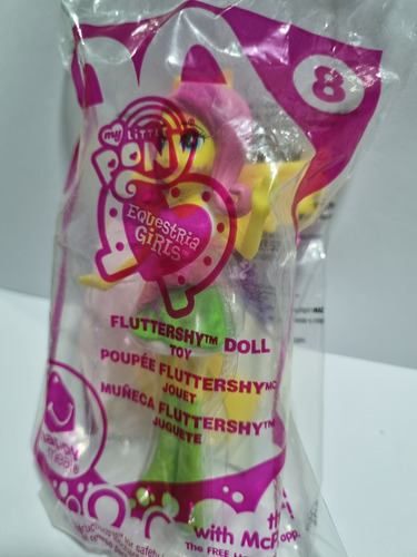 Juguete Mcdonald's My Little Pony Fluttershy Año 2015 (Usado)