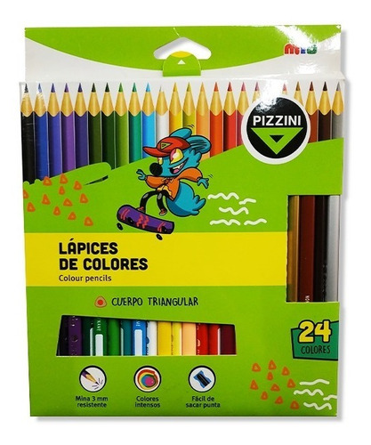Lapices De Colores Pizzini X24
