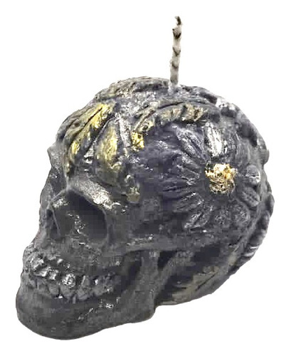 Vela De Calavera Para Día De Muertos, Halloween Para Ofrenda