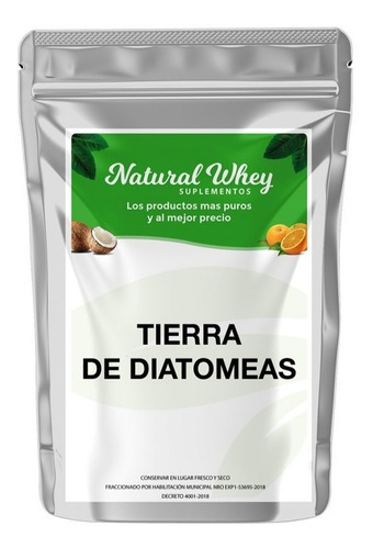 Imagen 1 de 4 de Tierra De Diatomeas Grado Comestible Alimento 1 Kilo