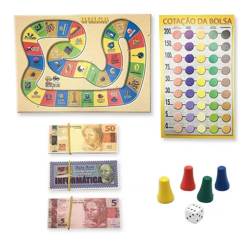 Jogo Infantil Didático Matemática Bolsa De Valores Ações