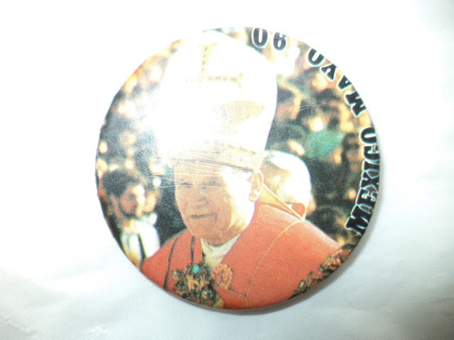Vintage (1990) Botón Visita Juan Pablo Ii A México (Usado)