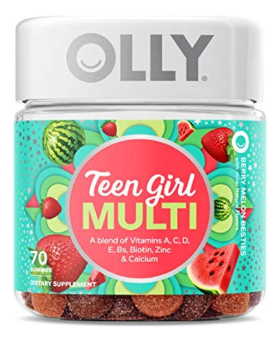Olly Girl Suplementos De Gomitas Para La Salud Diaria Berry 