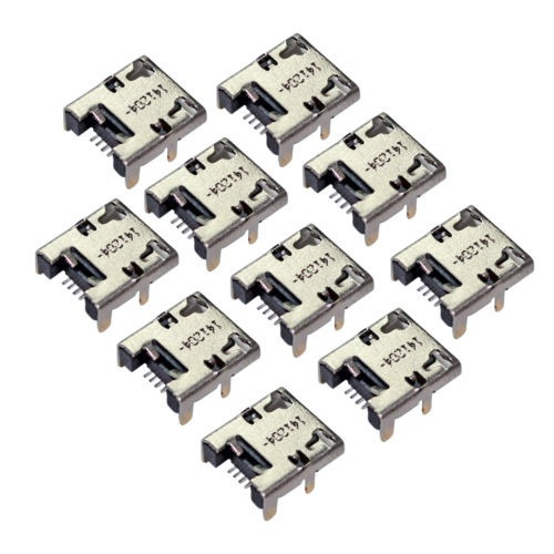 10pcs Micro Usb Dc Carga Conector Socket Puerto Para Acer Ic