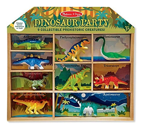 Set De Juegos De Dinosaurios Minuatura En Estuche, Meliss