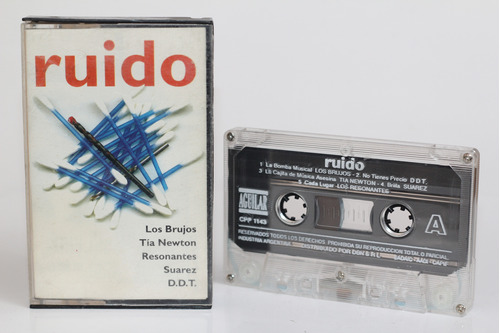 Cassette Ruido 1993 Tia Newton Suarez Brujos Ddt Tasmania