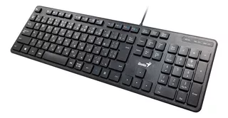 TECLADO MULTIMEDIA GENIUS SLIMSTAR M200 USB COLOR NEGRO !!