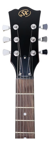 Kit Guitarra Les Paul Sx Ee3j Sunburst Com Capa E Acessórios