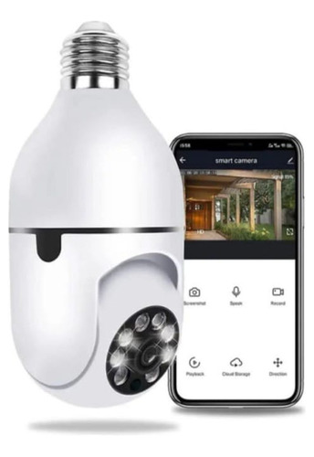 Cámara Tipo Foco Tuya Smart 3 Megapixeles Full Hd