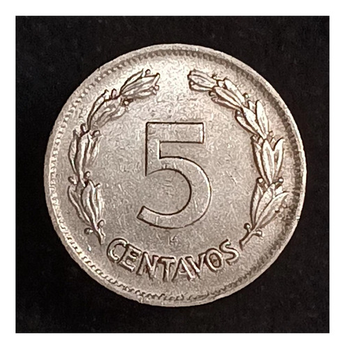 Ecuador 5 Centavos 1937 Excelente Km 75