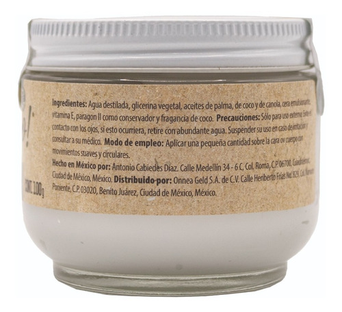 Imagen 3 de 7 de Crema Humectante Aroma A Coco 100g Bam Boo! Lifestyle