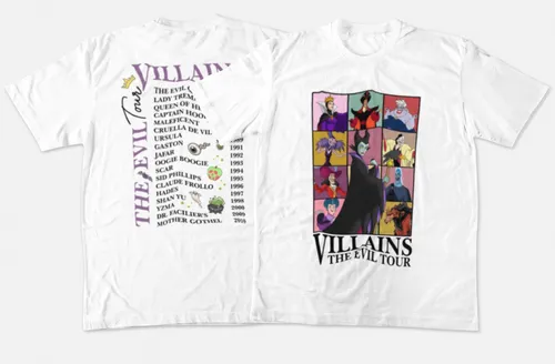 Playeras villanas disney hotsell