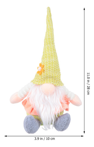 Encantador Adorno De Gnomos De Pascua, Adorno, 1 Unidad, Muñ
