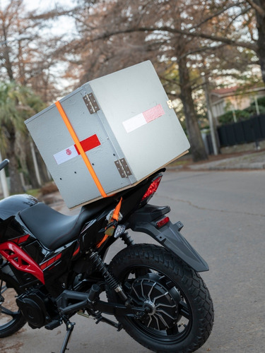 Cajon Delivery En Fibra De Vidrio Para Moto 