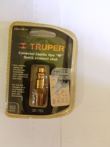 Conector 1/4. Trupper Aire