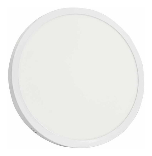 Imagen 2 de 5 de Plafón Led Redondo 12 W - Frío Para Techo Iluminación Rápida