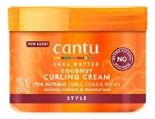 Crema Activadora De Rizos Cantu Shea Butter Coco Bote 340g