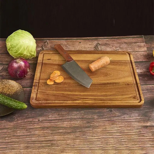 Tabla De Madera Para Cortar O Servir 35 X 25 Cm