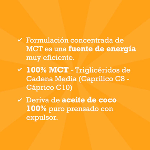 Aceite Mct Oil Premium 200ml God Bless You - Apto Dieta Keto