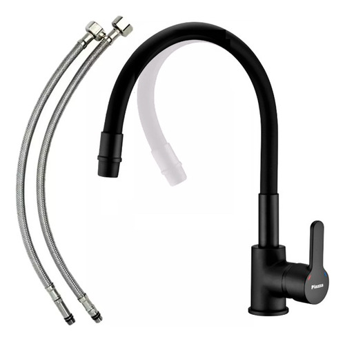 Griferia Cocina Mesada Monocomando Piazza Emblem 10017ne