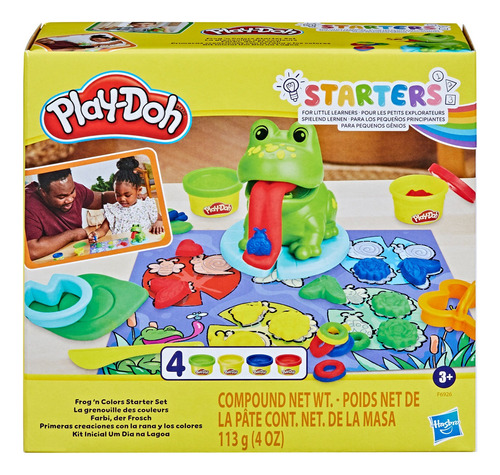 Play Doh Primeras Creaciones Con La Rana Los Colores Hasbro Color Verde