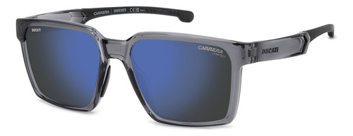 Lentes Sol Carrera Ducati Hombre Carduc 045/s 207359r6s56xt Diseño Gris