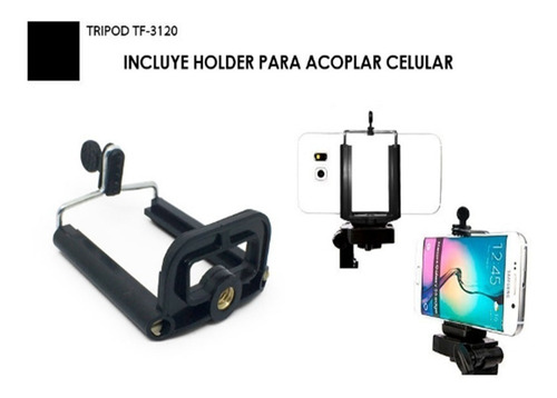 Tripode De Aluminio 4 Niveles 140 Cm Para Camara O Celular