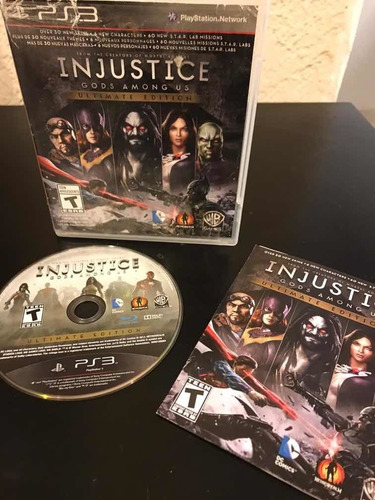 Juego Playstation 3 Injustice Gods Among Us Disco FĂsico (Usado)