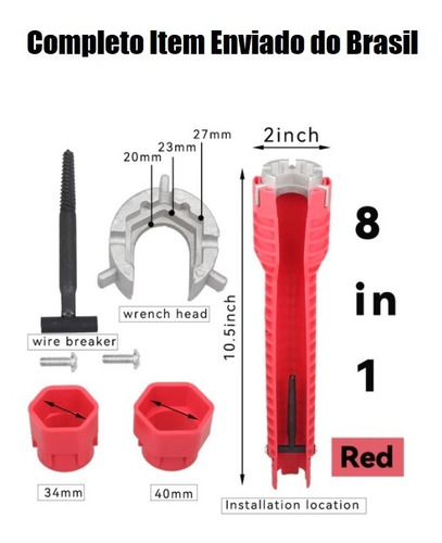 Ferramenta De Instalação De Chave Pia De Torneira Potencia