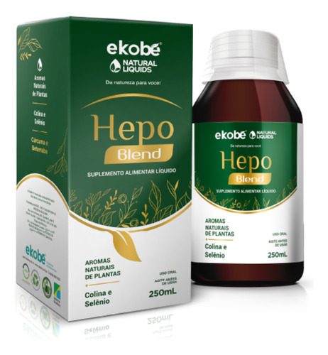 Kit 2x Hepo Blend (colina E Selênio) 250ml Ekobé