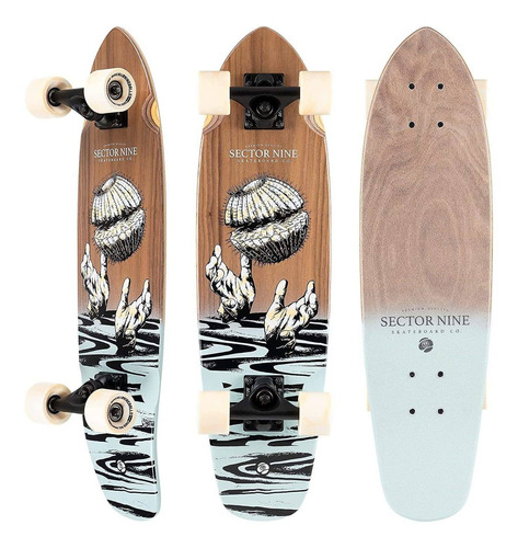 Sector 9 Unisex Pidel Topper Complete Skateboard, Adulto Sec