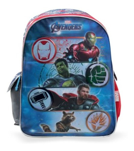 Bolso / Morral Escolar Avengers 41 Cm Para Niños