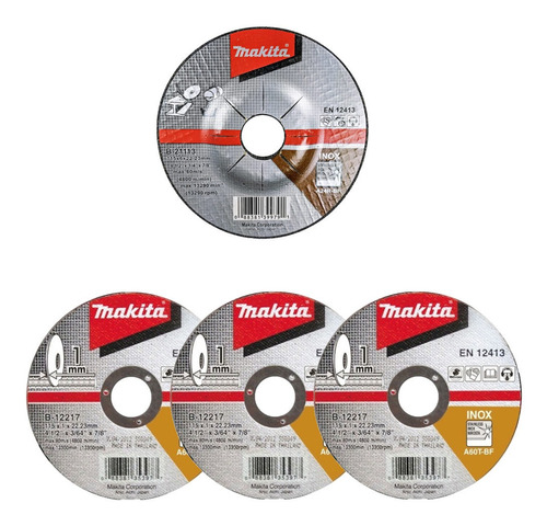 Amoladora 115mm Nebraska Nemea06115 700w + Discos Makita