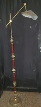 Comprar Antigua Lámpara De Pie.    Con Detalles En Bronce Articulada