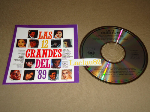 Las 12 Grandes Del 89 Cbs Cd Usa Emmanuel Yuri Vita Braulio