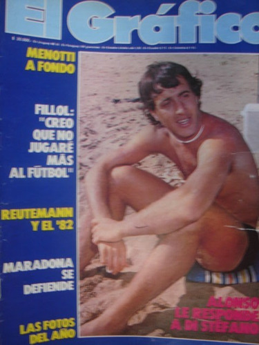 El Grafico 3248 Las Fotos Del Año 1981  River Plate Alonso