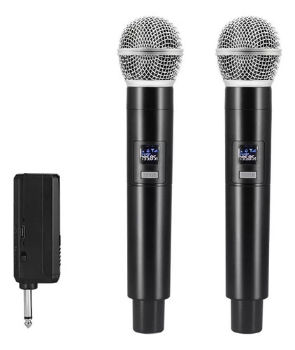 Microfone Sem Fio De Mão Dinâmico Profissional Karaokê Bar
